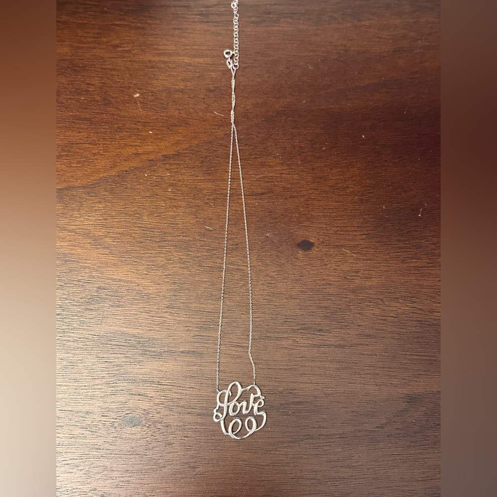 Love necklace in rose gold